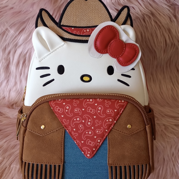 hello kitty cowboy backpack Hello Kitty Loungefly Cowboy Mini Backpack